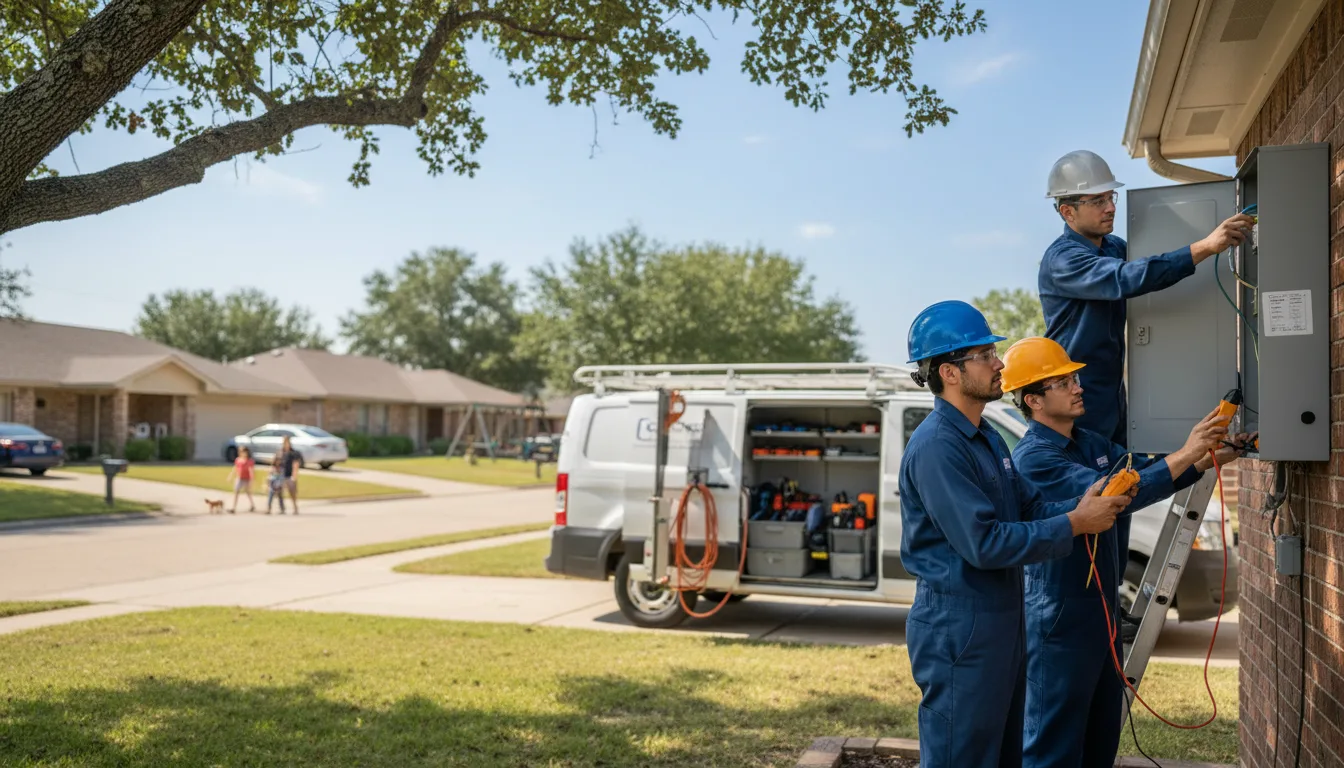 Certified electrician providing emergency electrical services in Bumpus Mills, TN